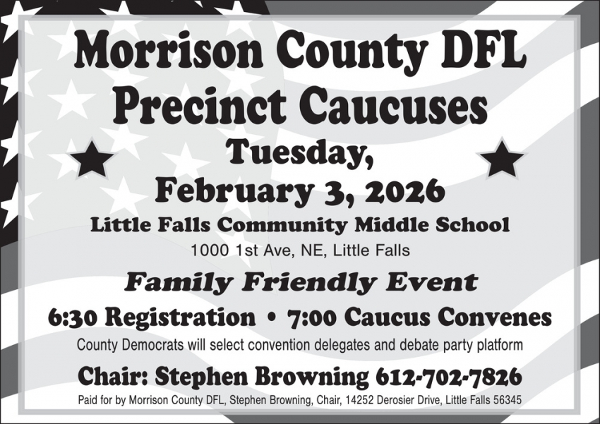Morrison County Dfl Precinct Caucuses