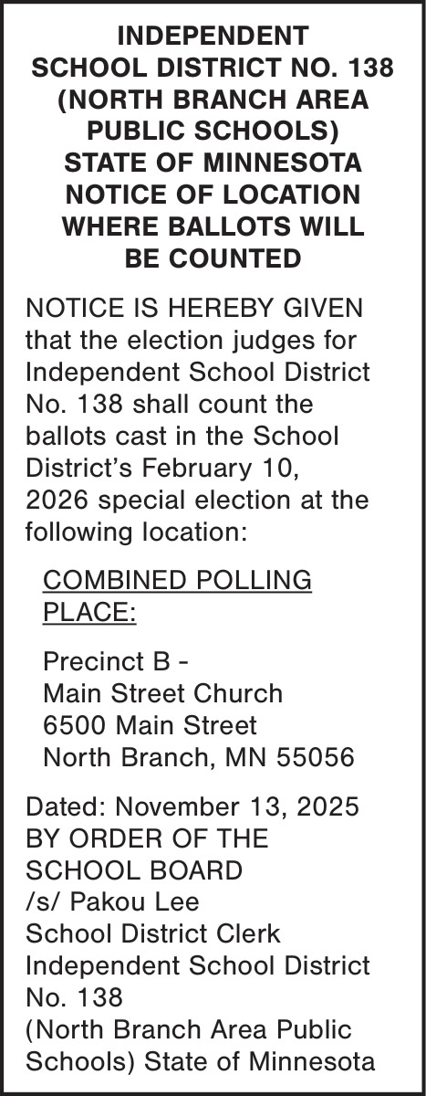 North Branch Independent School District No.138