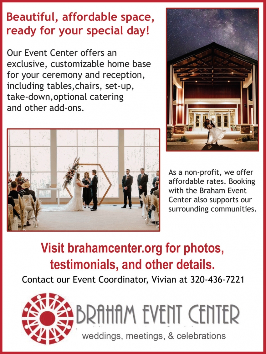Braham Event Center