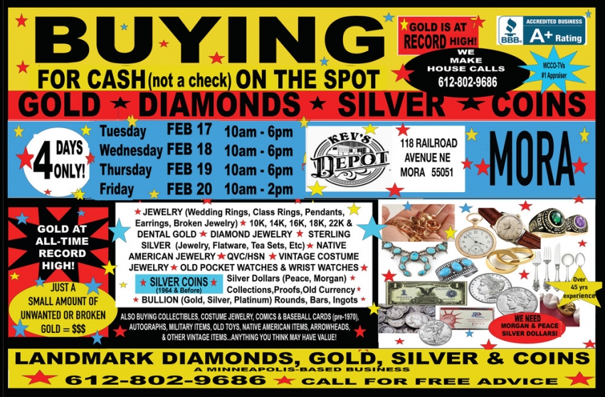 Landmark Diamonds, Gold, Silver & Coins