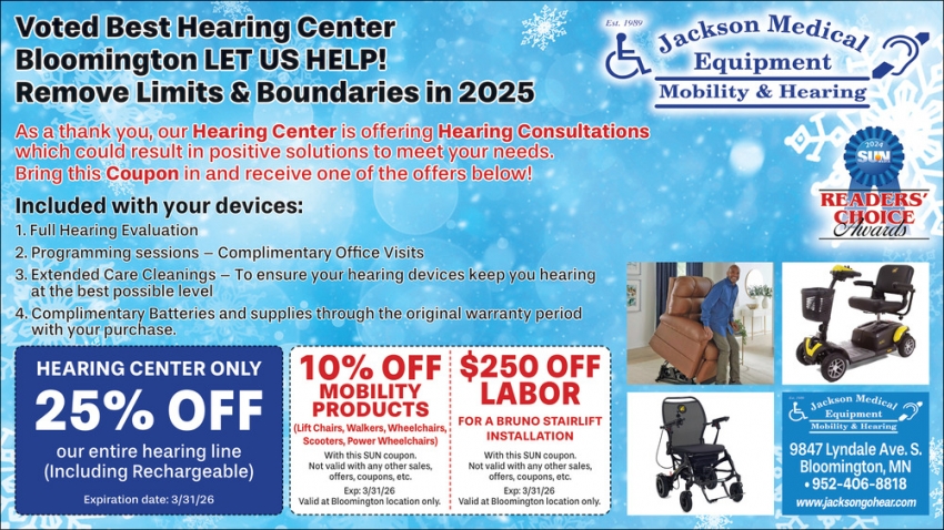 Jackson Medical Equipment Mobility & Hearing