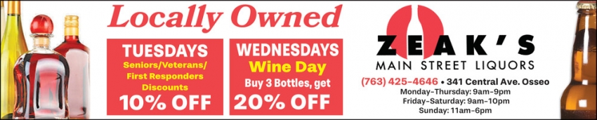 Zeak's Main Street Liquors