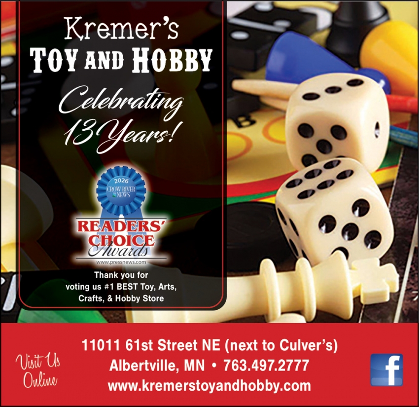 Kremer's Toy And Hobby