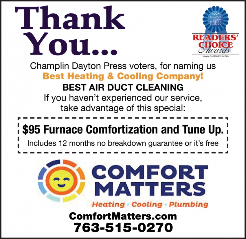 Comfort Matters Heating & Cooling