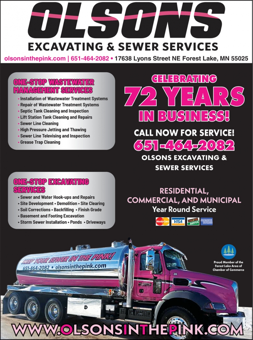 Olson's Sewer Service