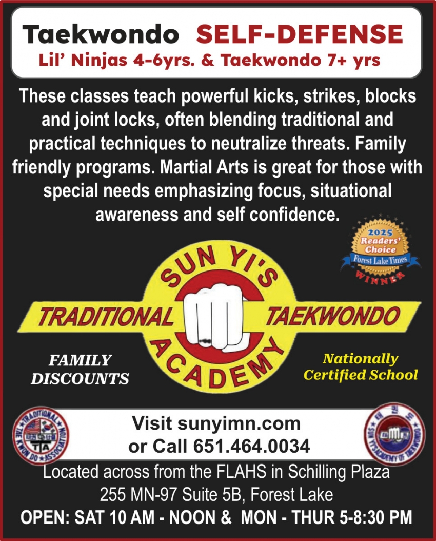 Sun Yi's Traditional Taekwondo Academy