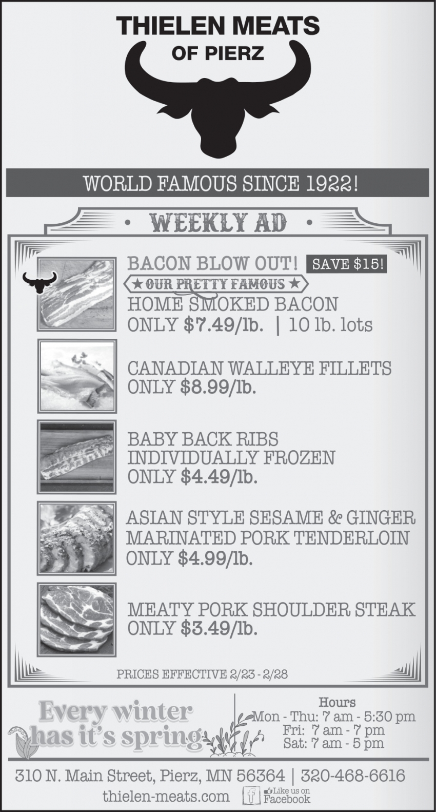 Thielen Meats Of Pierz