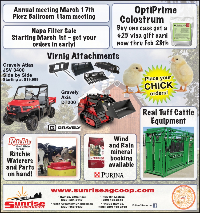 Sunrise AG Cooperative