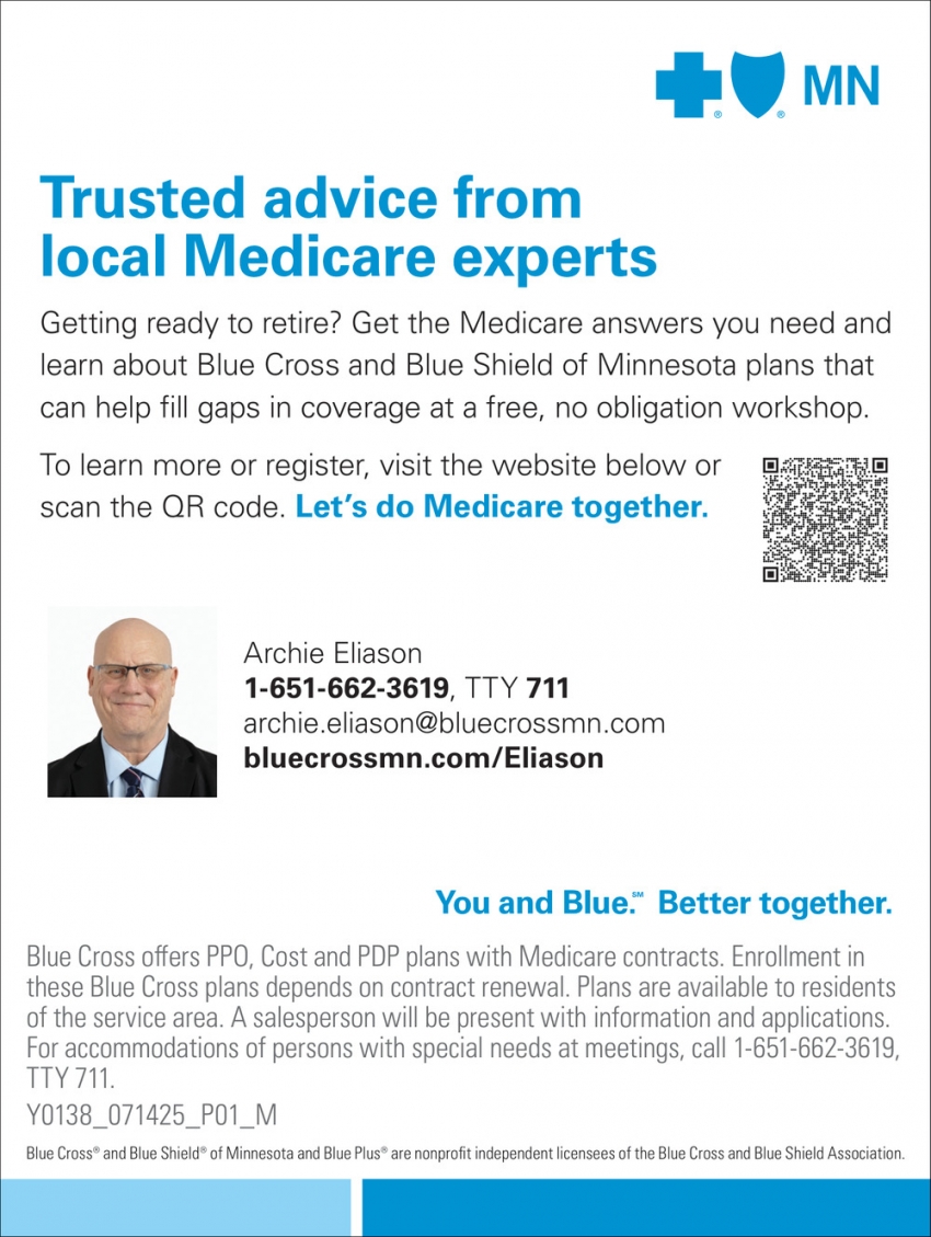 Blue Cross & Blue Shield of Minnesota - Archie Eliason