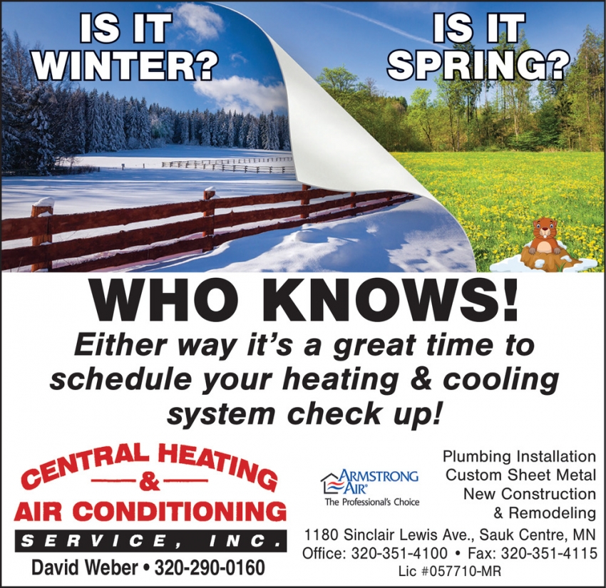 Central Heating and Air Conditioning Service, Inc