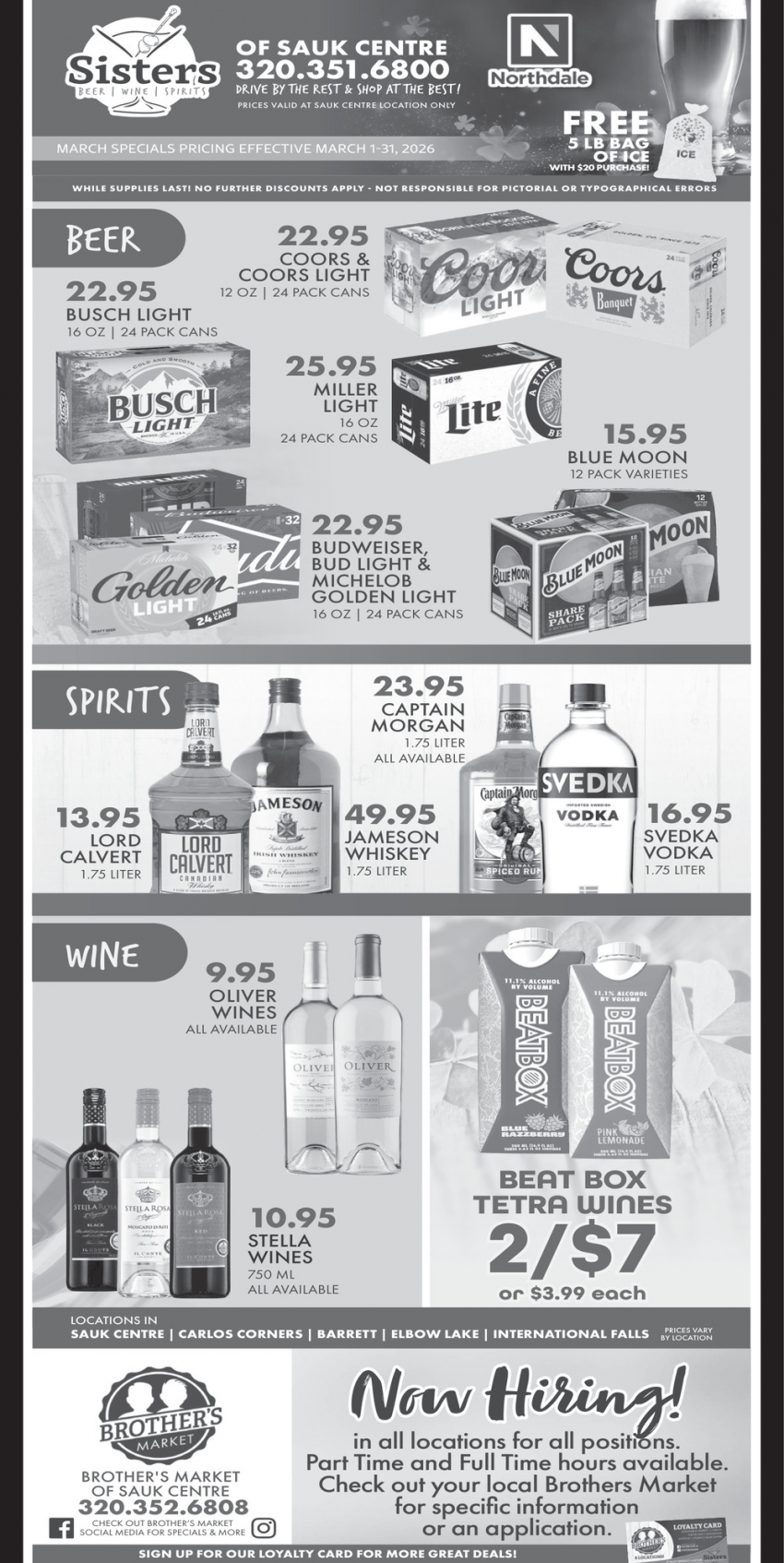 Brother's Market & Sisters Beer, Wine, Spirits