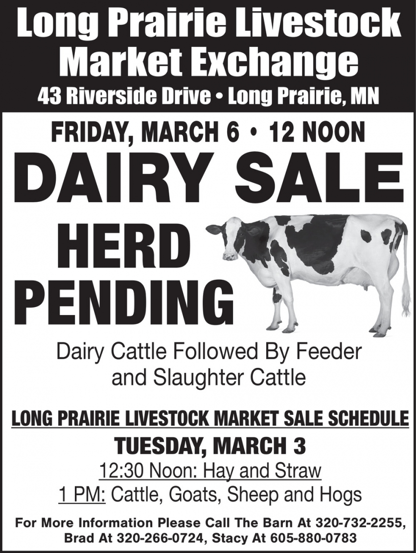 Long Prairie Livestock Market Exchange