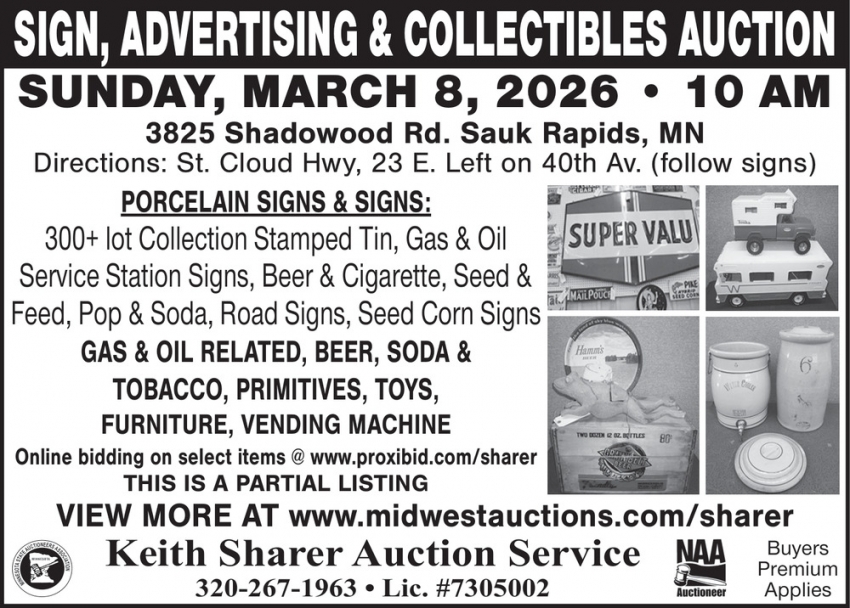 Keith Sharer Auction Service