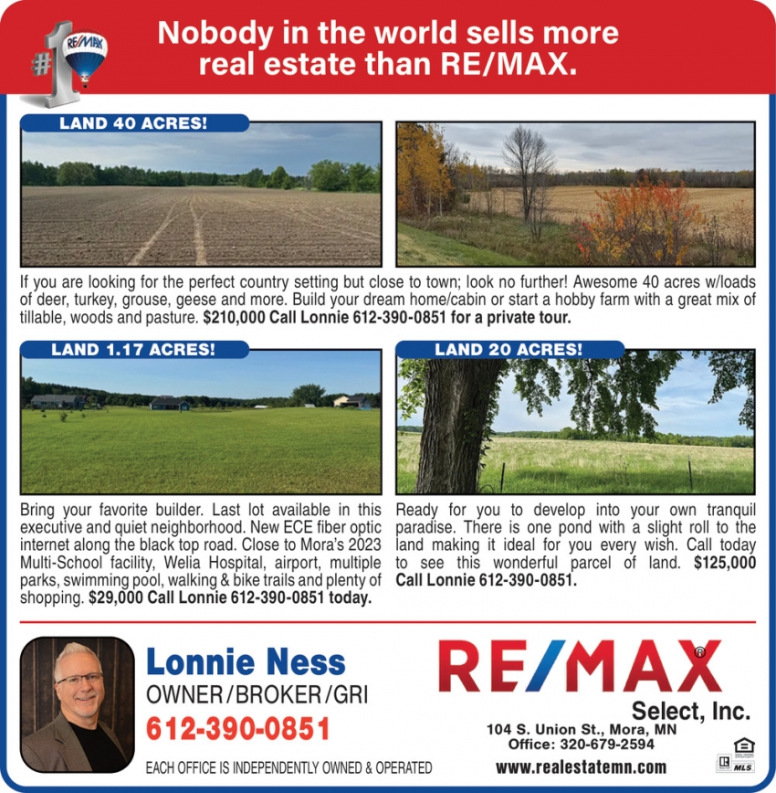 Lonnie Ness - Re/Max Select