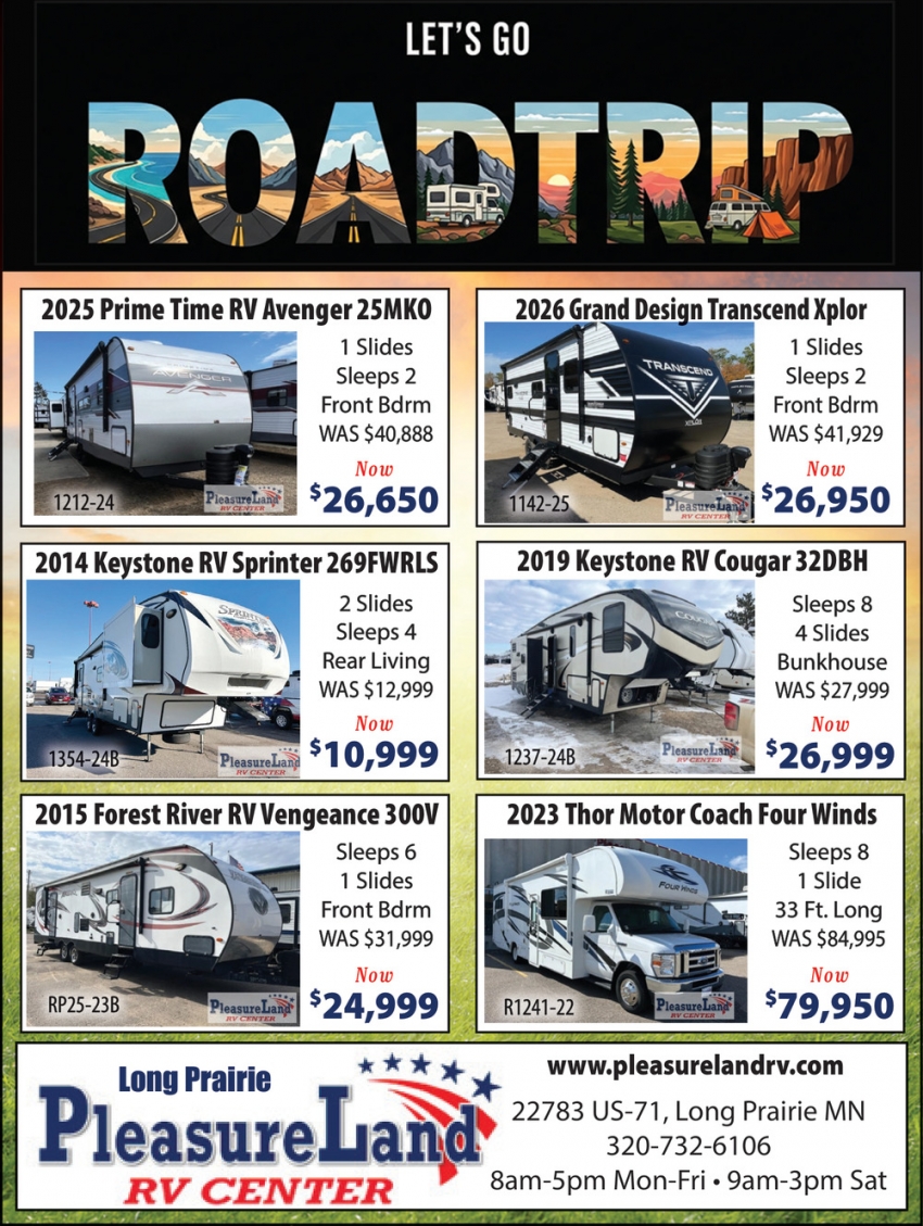 Long Prairie-Pleasure Land Rv Center