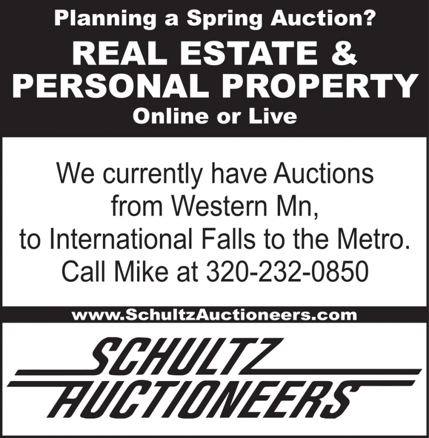 Schultz Auctioneers 