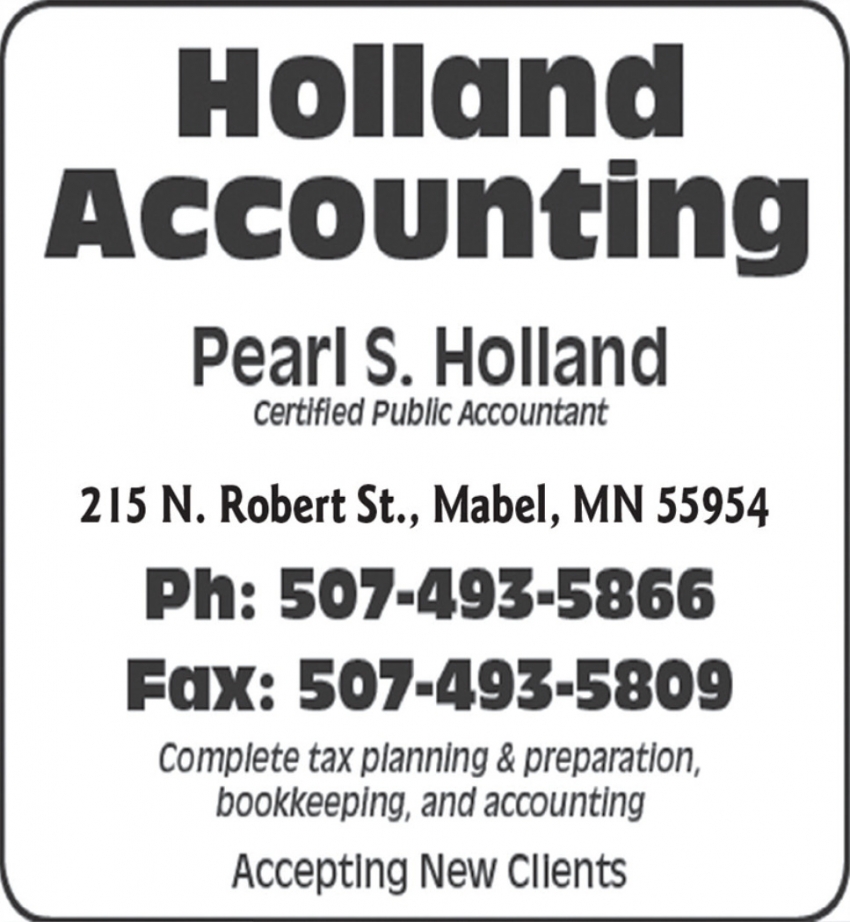 Holland Accounting 