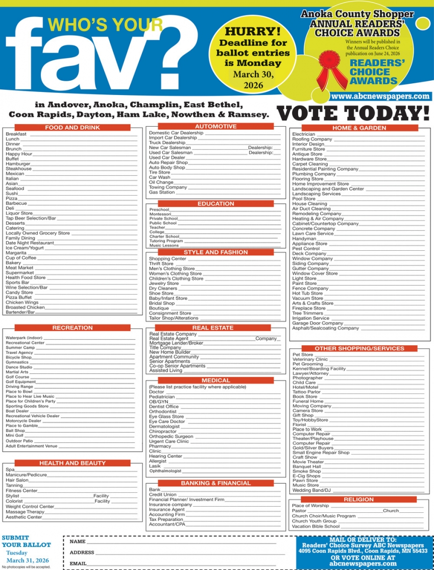 Anoka County Shopper