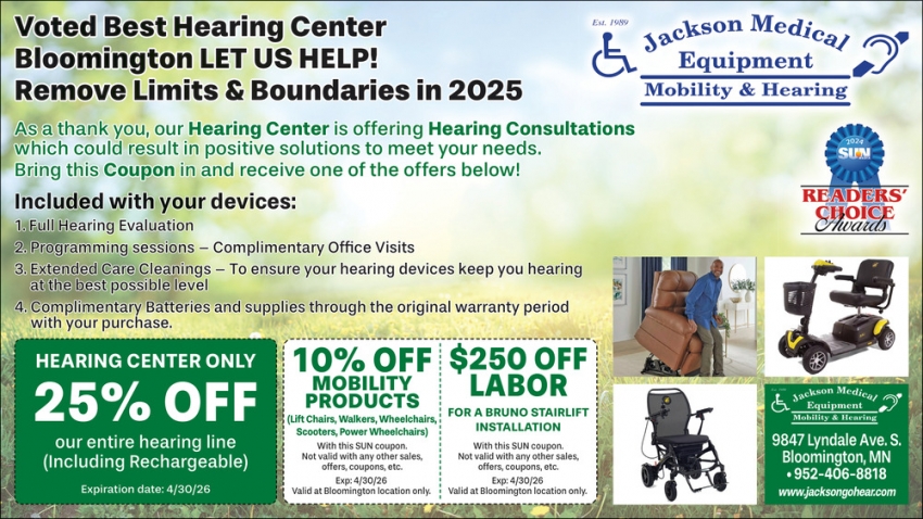Jackson Medical Equipment Mobility & Hearing