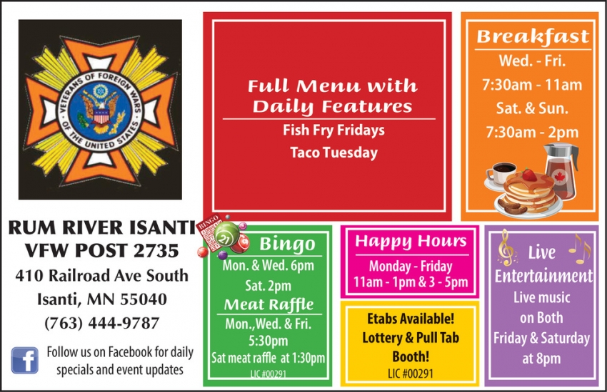Rum River Isanti V.F.W.