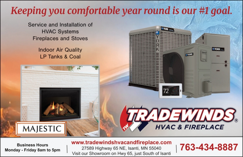 Tradewinds Heating, Air Conditioning, Fireplace, LLC
