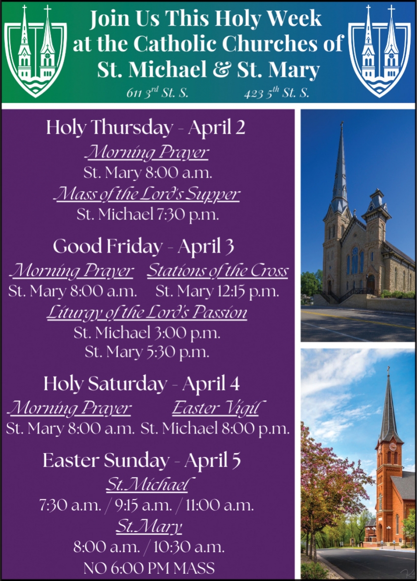 The Catholic Churches of St. Michael & St. Mary