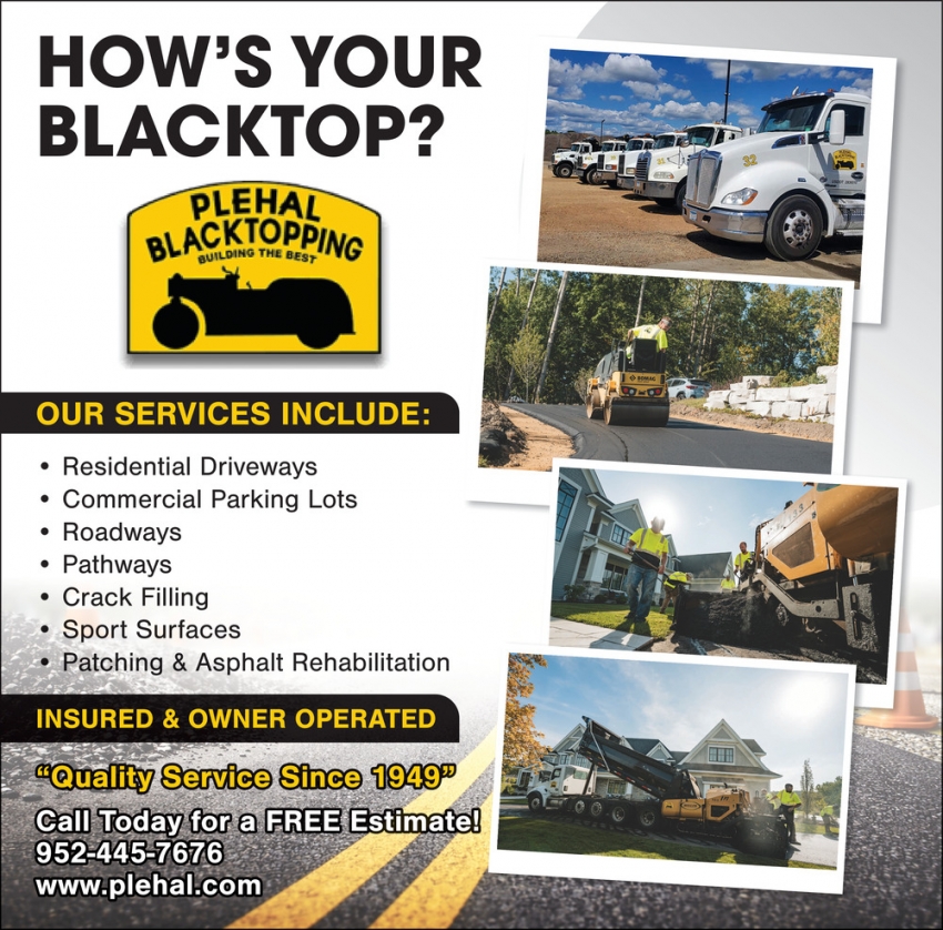 Plehal Blacktopping LLC