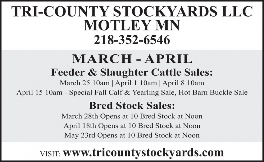 Tri-County Stockyards, LLC