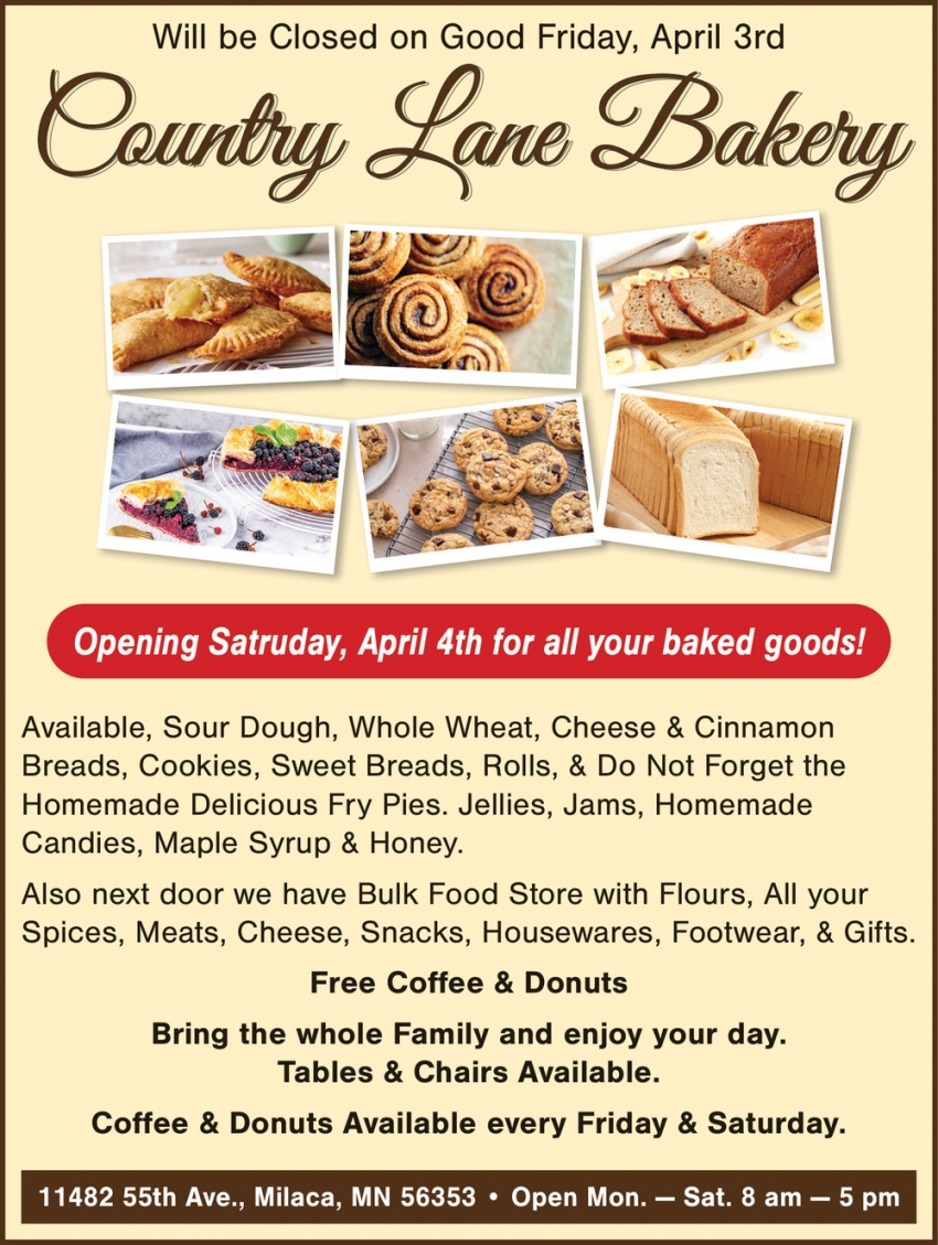 Country Lane Bakery