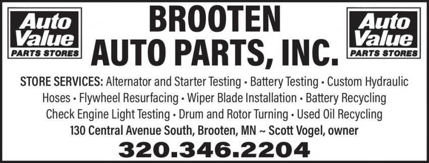 Brooten Auto Parts, Inc.