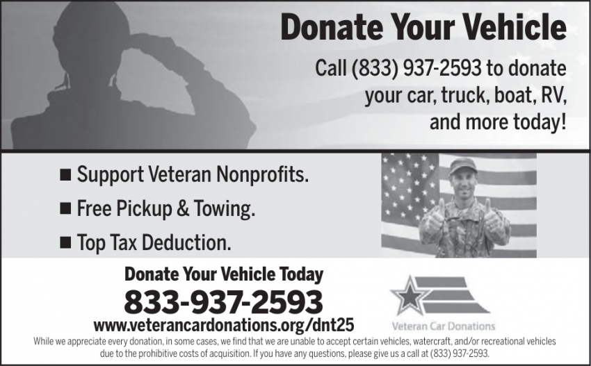 Veteran Car Donations