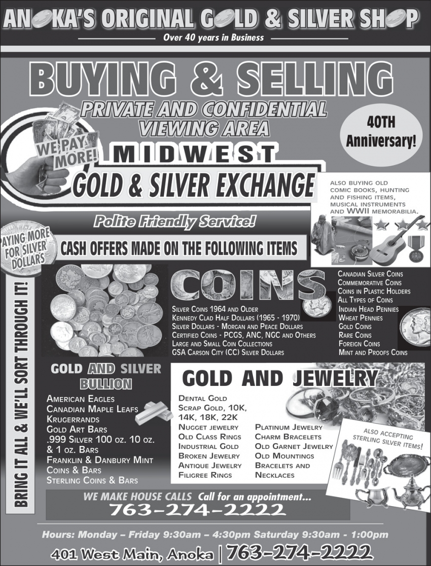 Anoka's Original Gold & Silver Shop 