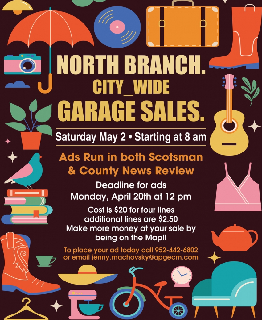 North Branch City - Garage Sale