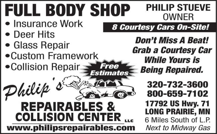 Philip's Repairables & Collision Center, LLC