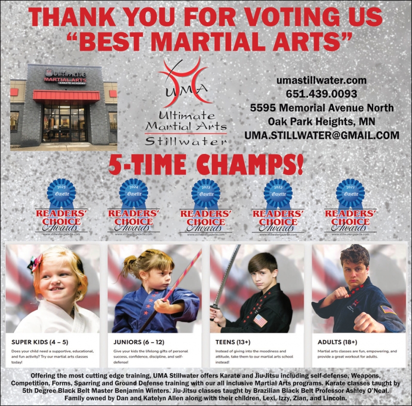 Ultimate Martial Arts Stillwater