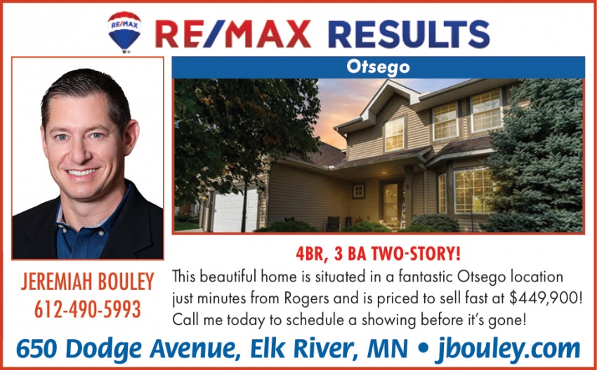 Re/Max Results - Jeremiah Bouley