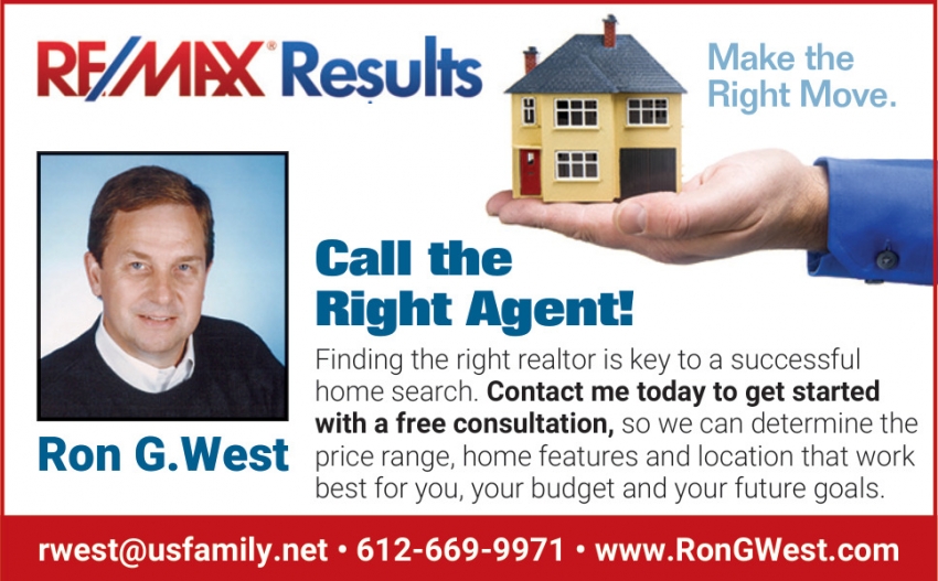 Re/Max Results- Ron G. West