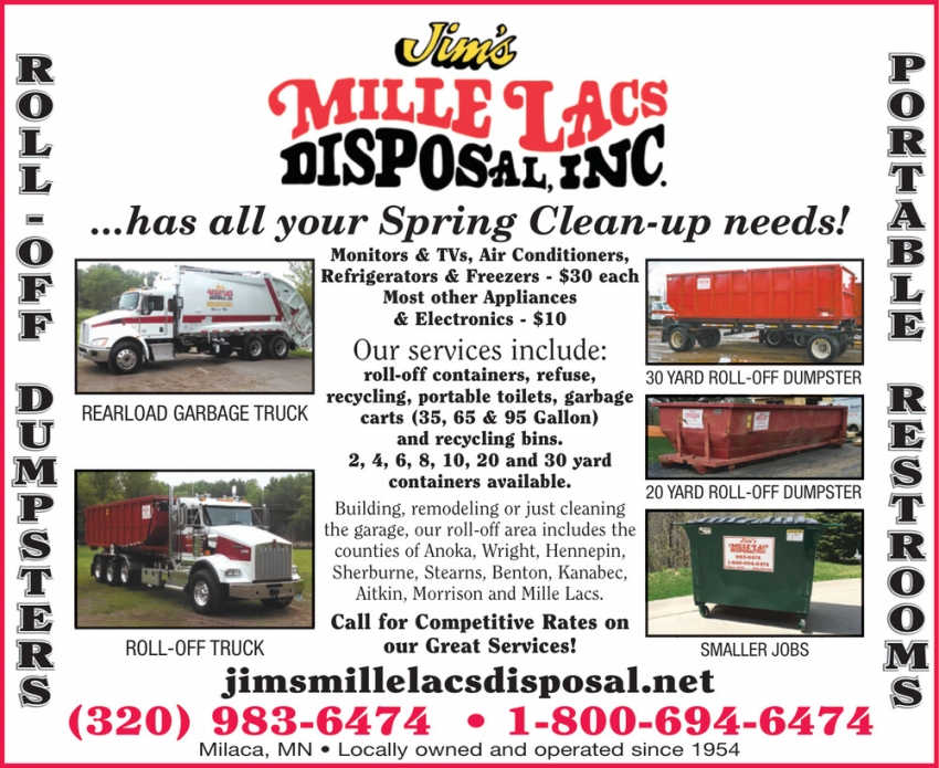 Jim's Mille Lacs Disposal, Inc
