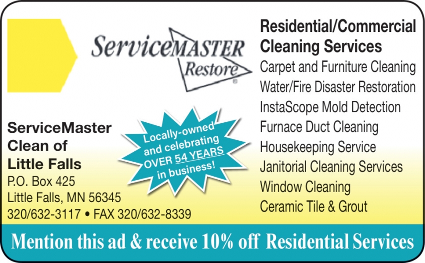 Servicemaster Restore