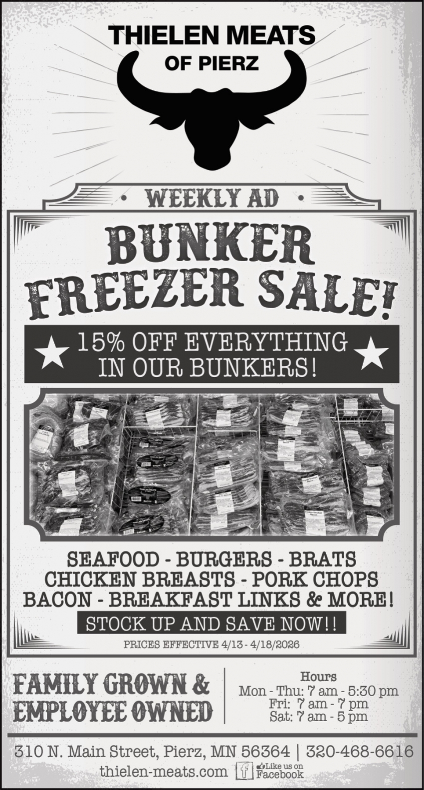 Thielen Meats Of Pierz