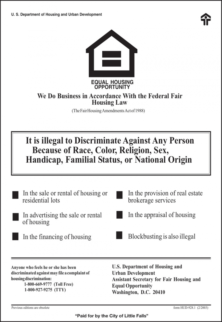 U.S Department Of Housing And Urban Development