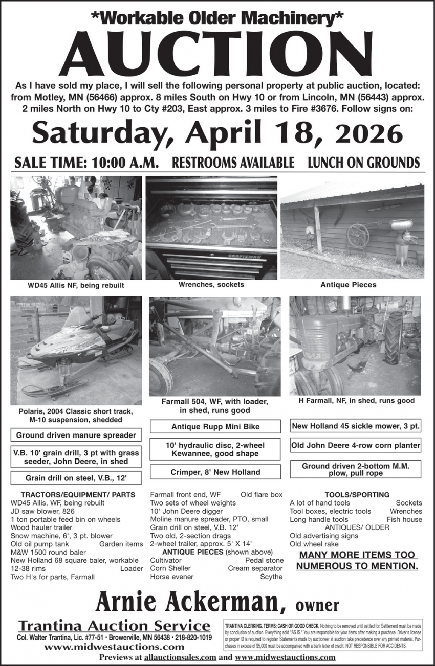 Trantina Auction Service