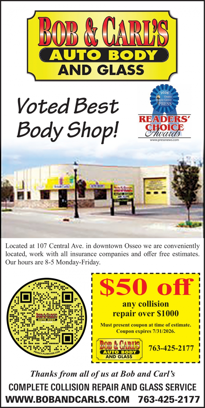 Bob & Carls Auto Body 