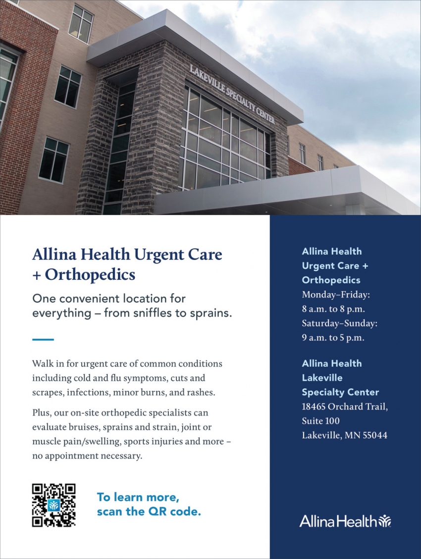 Alina Health Lakeville Specialty Center