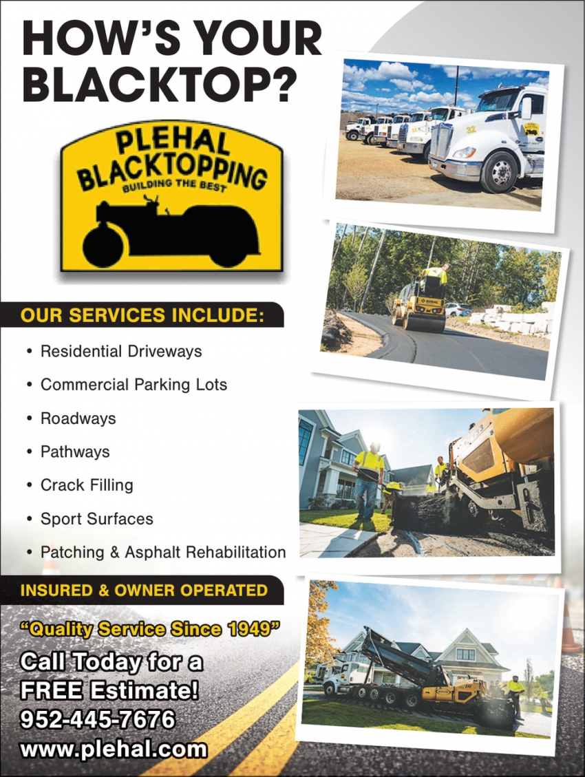 Plehal Blacktopping LLC