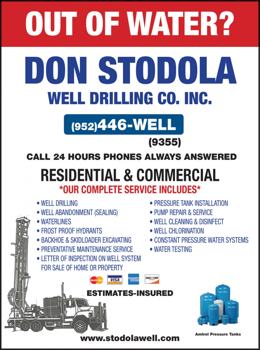 Don Stodola Well Drilling CO. INC.