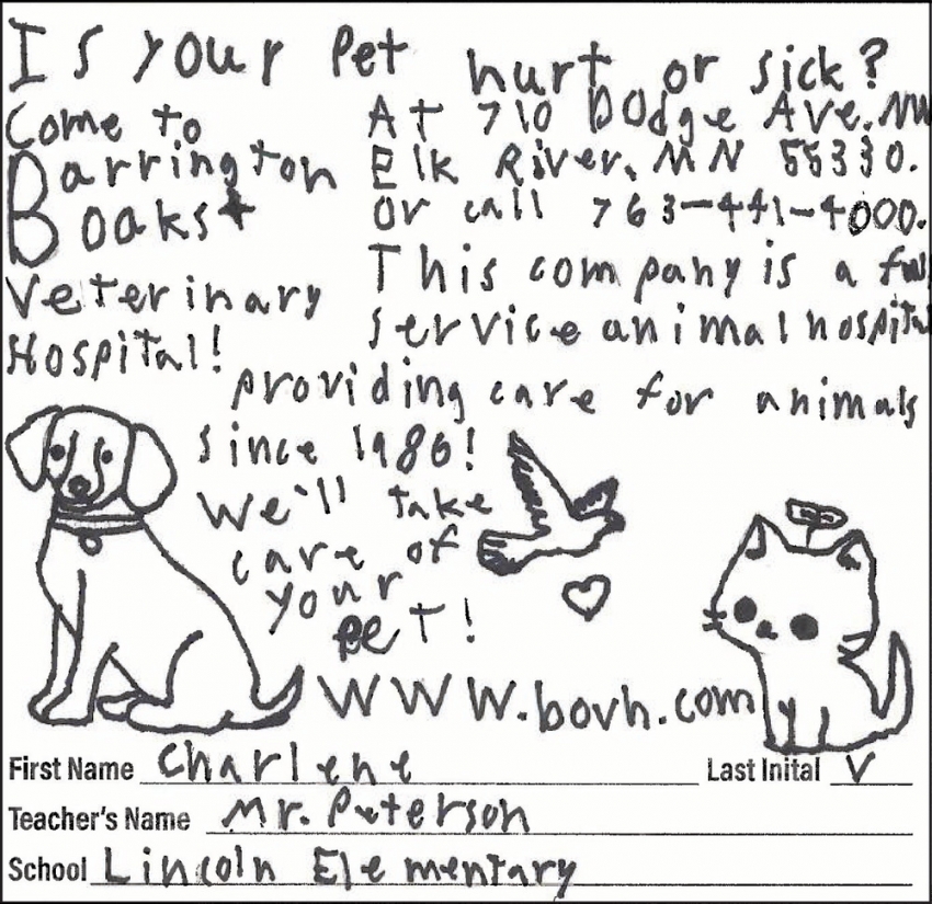 BARRINGTON OAKS VETERINARY HOSPITAL