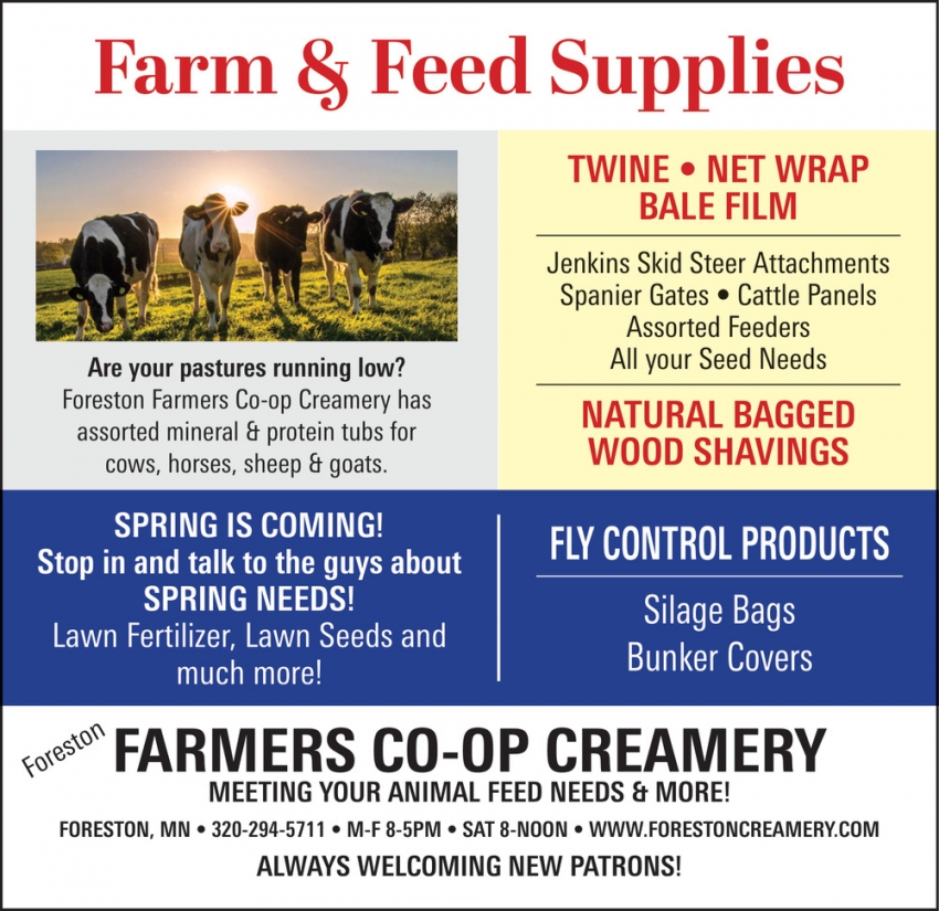 Farmers Cooperative Creamery - Foreston