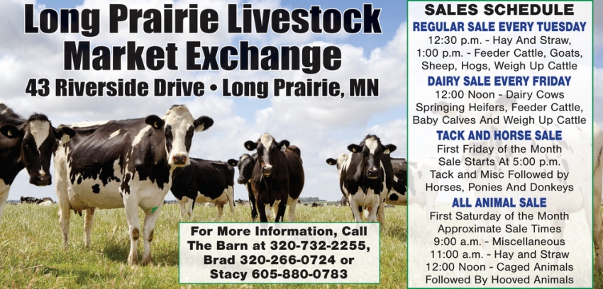 Long Prairie Livestock Market Exchange