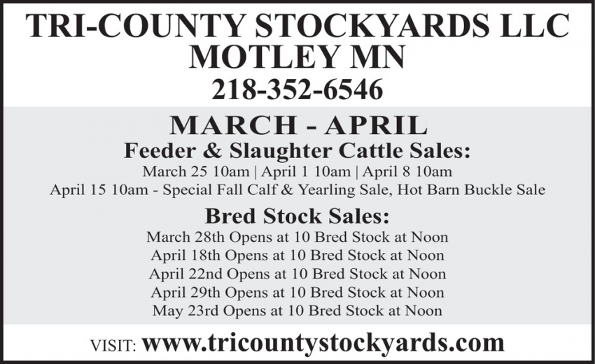 Tri-County Stockyards, LLC